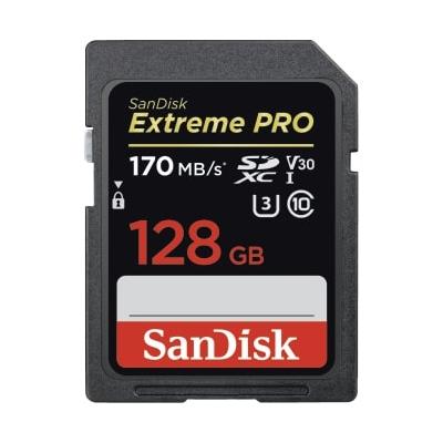 128GB SanDisk SDXC Extreme Pro